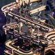 Конструктор Robotime Rokr деревянный 3D Мраморный ночной горо (LGA01) - изображение 7