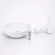 Комплект для ванной Qtap Dove 415x340 мм White с накладной овальной раковиной, донным клапаном PU02 и сифоном (47308) - изображение 1