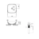 Комплект Qtap Kolibri 400×400 White: накладная раковина + смеситель Gemini Chrome + донный клапан PU02 + сифон - изображение 3