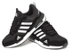 Чоловічі кросівки Adidas замш текстиль чорні з білим 45 - изображение 2