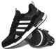 Чоловічі кросівки Adidas замш текстиль чорні з білим 45 - изображение 5