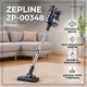 Портативний ручний пилосос Zepline ZP-00348 2600 Вт з турбощіткою для сухого прибирання Зелений - зображення 3