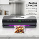 Вакуумный упаковщик для пищевых продуктов 200Вт Zepline ZP-00359 Бытовой автоматический вакууматор с LED дисплеем + 20 пакетов - изображение 1