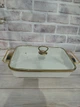 Мармит Yiwu ML850-13 фарфоровый на металлической подставке 1.5 л 35.5×19×15.5 см Белый - изображение 2