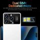 Смартфон Dual SIM Android 13 vovei 15 Pro 4ГБ + 64ГБ (Helio G99), розблокування відбитком пальця, синій - зображення 4