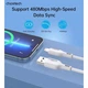 Дата кабель USB 2.0 AM to Lightning 1.0m 2.4A white Choetech (XAL-0003-WH-V2) - зображення 9