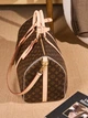 Дорожня сумка Louis Vuitton коричнева монограм (080) - зображення 6