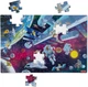 Дитячий підлоговий пазл Melissa & Doug «Космос» Glow in the Dark — 48 деталей, світиться у темряві, FSC, від 3 років - зображення 2