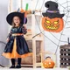 Піньята Гарбуз з Капелюхом Відьми Halloween 60 см - зображення 5
