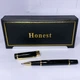 Шариковая ручка Honest в подарочном футляре Черная с золотыми вставками, Blink Dagger - изображение 2