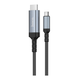 Перехідник Hoco UA43 Type-C to HDTV 4K 30Hz 1.8 м Сірий алюміній - зображення 1