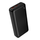 Power Bank Borofone BJ80A Clever 20000 mAh 22.5 W PD20W 4 USB порту чорний для заряджання пристроїв - зображення 1