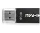 USB флешка 16 ГБ черный металл для хранения данных Hi-Rali Rocket - зображення 4