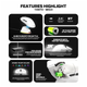 Беспроводная игровая мышь Fantech WG13 Tanto 26000 DPI 58 г белая с RGB подсветкой и магнитной зарядкой - зображення 7