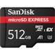 Карта памяти SanDisk 512GB microSDXC class 10 UHS-I U3 A1 Express (SDSQXFN-512G-GN4NN) - изображение 1