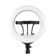 Лампа Fill Light RL-14 36 см чорна шарнірна конструкція з 3 тримачами для телефонів і регулюванням яскравості - зображення 1