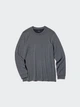 Лонгслів Uniqlo розмір М темно сірий (08) (479463) - изображение 2