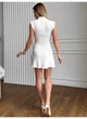 Сукня вязана без рукавів з широкою спідницею міні 170+ Modern Boutique молочний, XS Пл127 - изображение 2