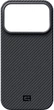 Чехол для смартфона Apple iPhone 17 Pro ArmorStandart BlackIcon Aramid Twill MagCase Black (ARM90149) - изображение 1