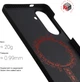 Чохол для смартфона Samsung Galaxy S26 ArmorStandart BlackIcon Aramid Twill MagCase Black (ARM90145) - зображення 3