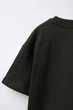 Футболка Zara для хлопчика 11-12 зріст 152 темно-графітова з неоновим принтом 1716/608/898 - изображение 4