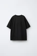 Футболка Zara для хлопчика 11-12 зріст 152, чорна з принтом 5048/652/800 - зображення 2