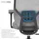 Крісло офісне OfficePro Comfort OC524G Gray - зображення 10
