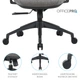 Крісло офісне OfficePro Comfort OC524G Gray - зображення 14