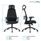 Крісло офісне OfficePro Fusion OC577B Black - изображение 14