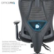 Крісло офісне OfficePro Aero OC490B Black - зображення 10