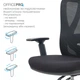 Крісло офісне OfficePro Aero OC490B Black - зображення 14