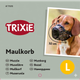 Намордник для великих собак Trixie чорний пластик розмір L 32 см (MLZ6362) - зображення 3