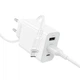 Мережевий зарядний пристрій BOROFONE BA105A Stellar three-port charger set (Micro) (EU) White (6941991125294) - изображение 4