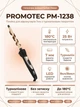 Плойка для афрокучеров Promotec PM-1238 7 мм турмалиновое тонкое покрытие для мелких локонов 180°C - изображение 2