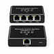 RJ45 разветвитель MZX 1x4 1000Mbps черный сетевой LAN адаптер сплиттер для интернет-кабелей Cat5e Cat6 Cat7 Cat8 - изображение 3
