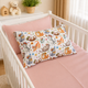Простынь MirSon Полуторная 150х220 см 22-1475 Kitty Blossom Сатин (2200013355007) - изображение 4