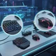 Игровой комплект X1 M1 Bluetooth клавиатура и мышь для смартфонов и ПК черный - изображение 7