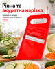Шинковка ручная для капусты терка слайсер для овощей и фруктов BRS Red - изображение 2