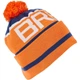 Шапка Brain с помпоном 56 Blue/orange - изображение 3