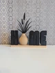 Статуетка буквене позначення home з вазою. Aivory - зображення 3