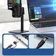 Мікрофон провідний настільний Jmary MC-PW13 Zero Latency Monitor Mic RGB Black - изображение 4