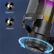 Мікрофон провідний настільний Jmary MC-PW13 Zero Latency Monitor Mic RGB Black - изображение 5
