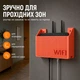 Настінний тримач для Wi-Fi роутера полиця для роутера 3D друк коробка органайзер помаранчевий - зображення 6