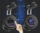 Адаптер USB зарядка в авто 48W QC 3.0+PD Type-C с вольтметром кнопкой вместо прикуривателя Blue - изображение 2