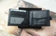 Кожаный мужской кошелек CK в коробке black ck12 - изображение 2