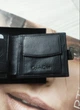 Кожаный мужской кошелек CK в коробке black ck12 - изображение 3