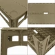 Стіл туристичний складаний Tribe Camp Table Low 70х44х40 см олива — компактний, для кемпінгу та пікніка T-EF-0003 - зображення 6