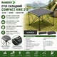 Стіл туристичний складаний Ranger Compact Hike 210 70х70х56 см — компактний, для кемпінгу та пікніка RA1118 - зображення 7