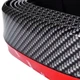 Молдинг на передний бампер 250х6 см резиновая губа SAMURAI CARBON для защиты и улучшения аэродинамики - изображение 7