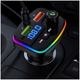 Автомобильный FM трансмиттер с зарядкой, 2хUSB, Type-C, PERVOI CTC-732 - изображение 2
